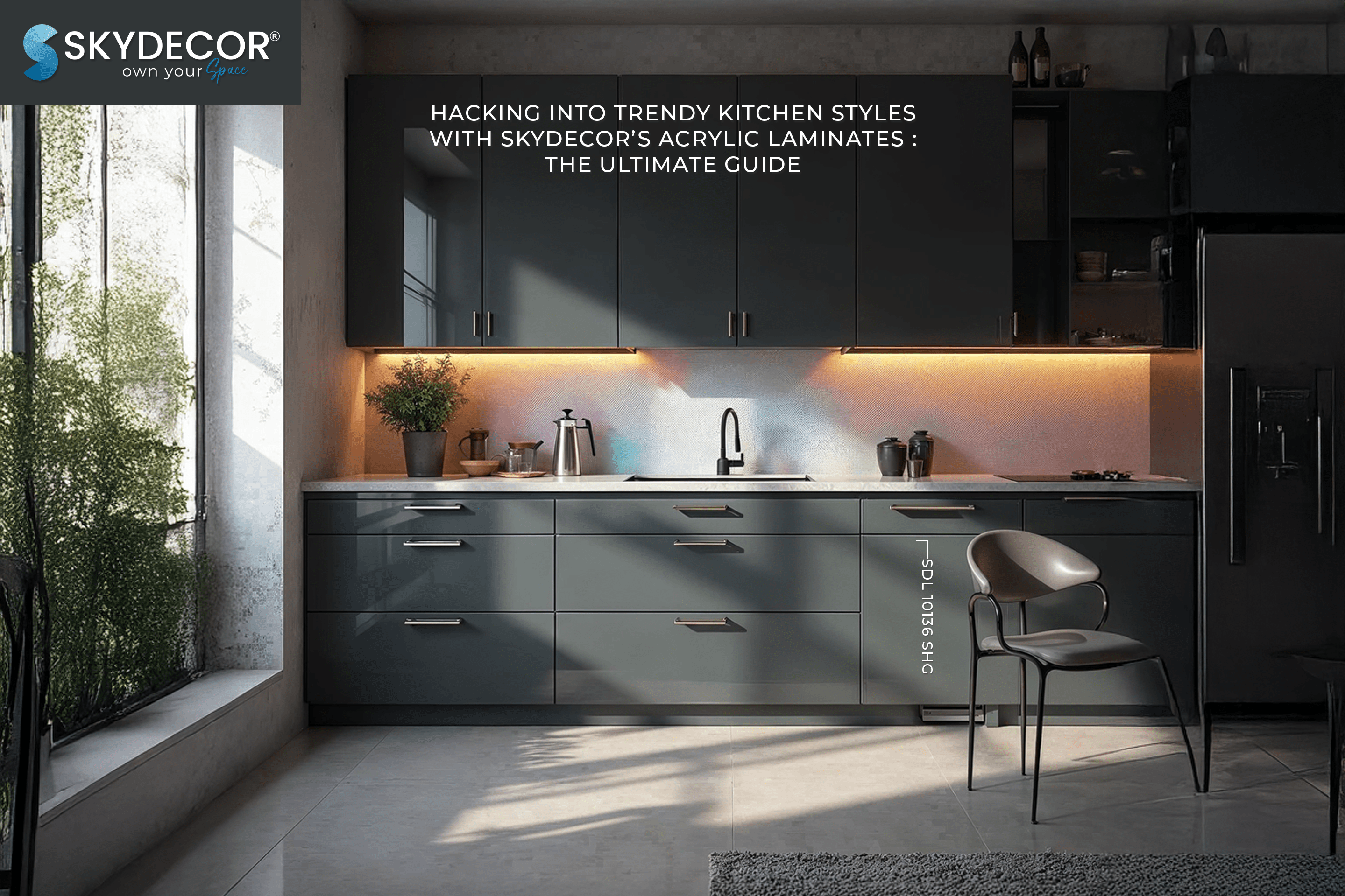 Hacking Into Trendy Kitchen Styles with Skydecor’s Acrylic Laminates: